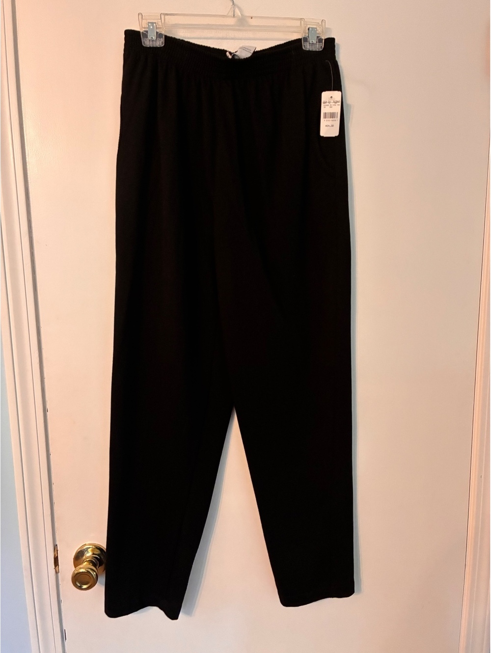 Vintage BLAST Black Petite Medium Pull-On Pants NWT